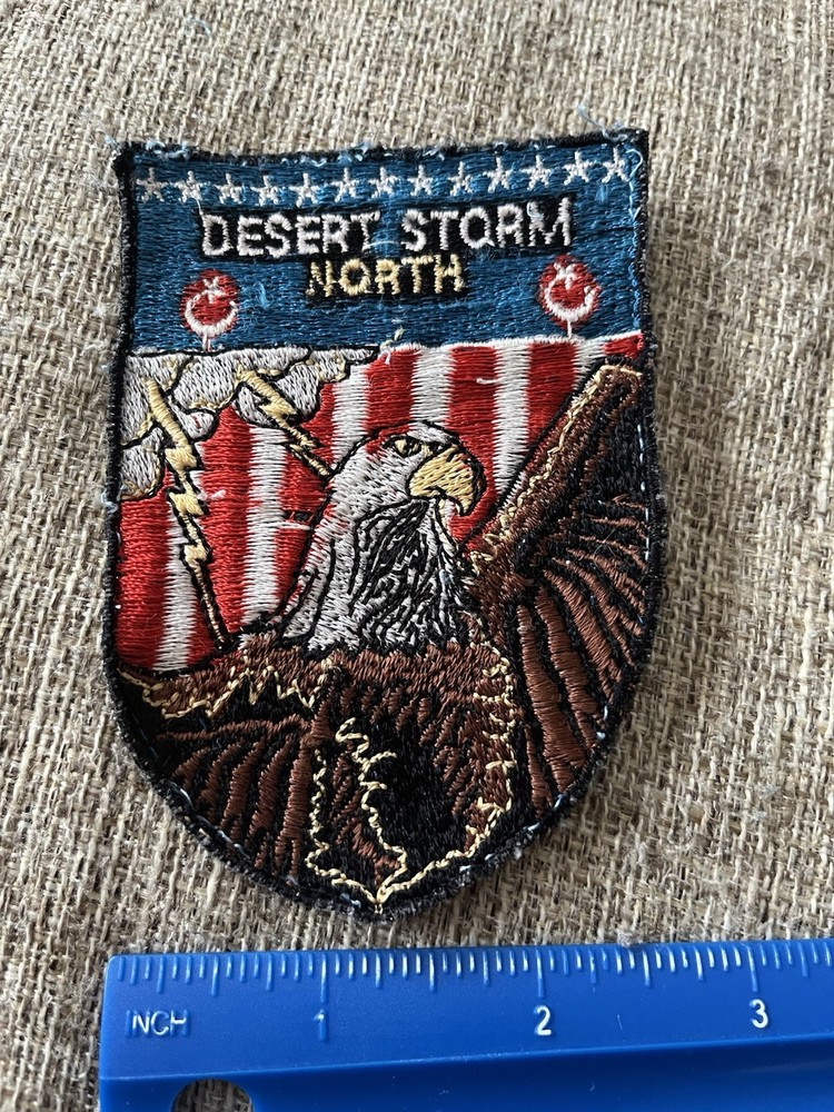 USAF US Air Force Desert Storm North Patch Turkey Eagle