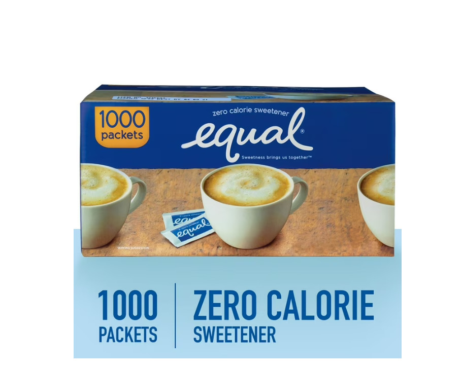 Equal Zero Calorie Sweetener Packets, 1,000 ct.