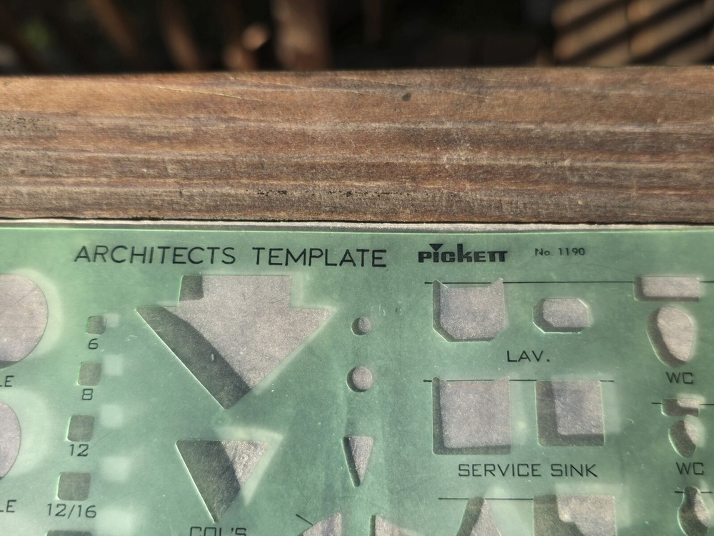 Pickett Green Plastic Architects Template No. 1190