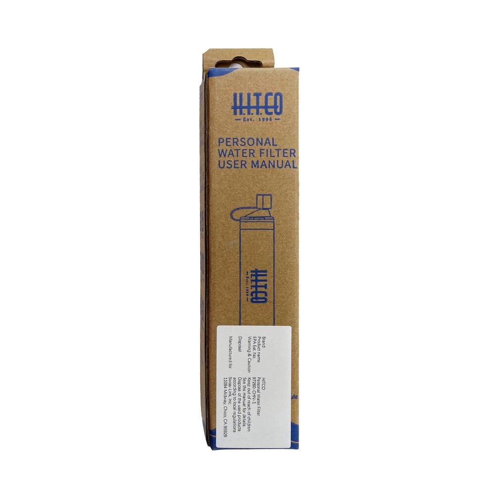 HITCO H2O Water Filter Straw 5000L - New - 99.999% Parasite & Bacteria Removal