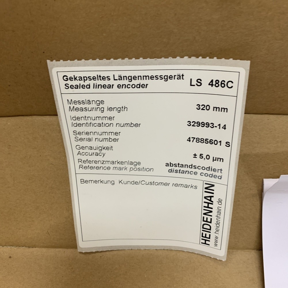 Heidenhain Linear Scale