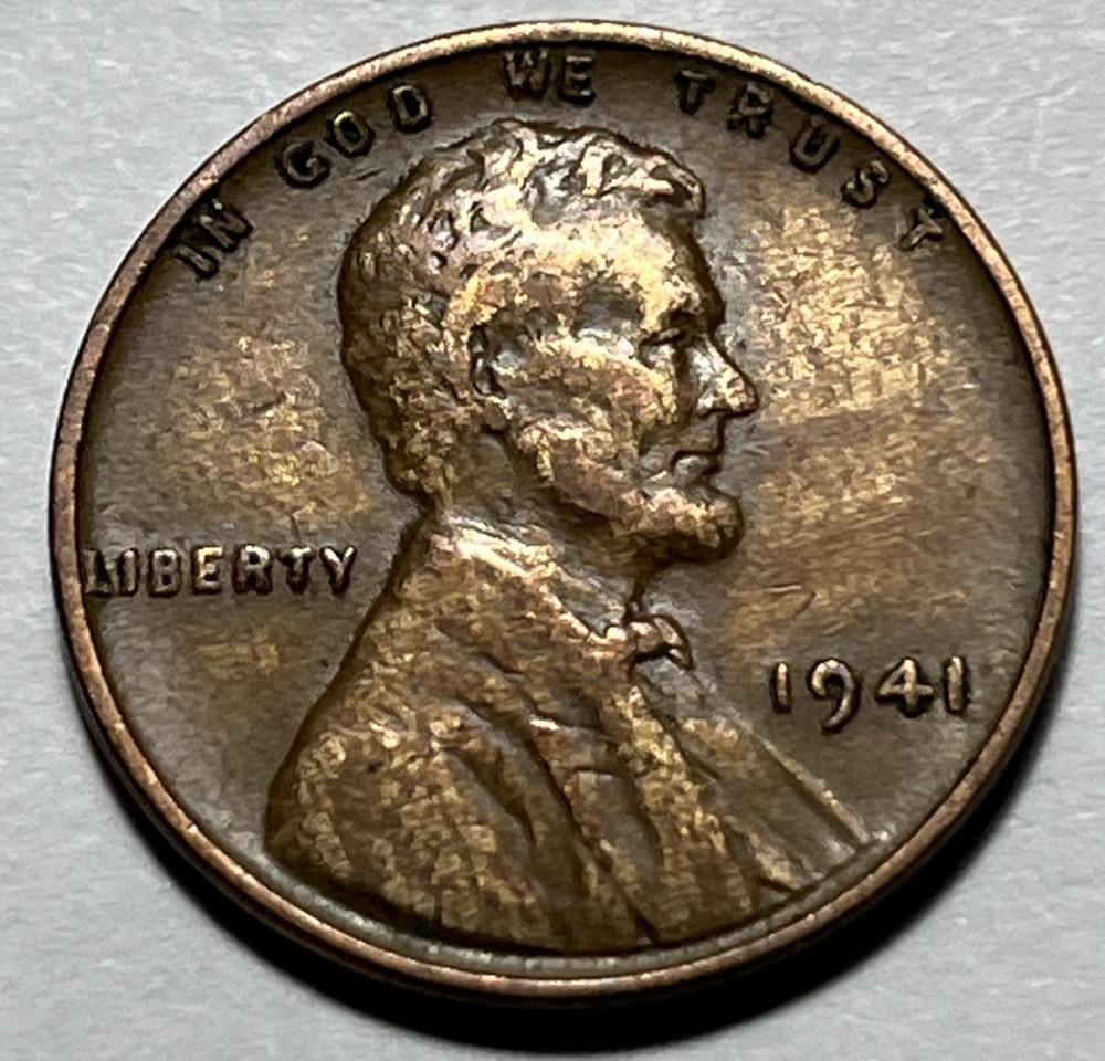 1941 Wheat Penny “Woody” Improper Alloy Mix Error #2