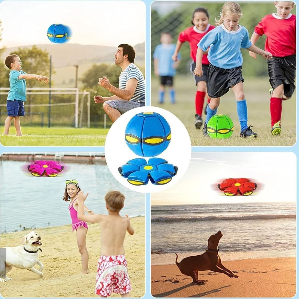 Magic Bouncing Ball, Freely Switchable Magic Meta Ball Toy with Lights