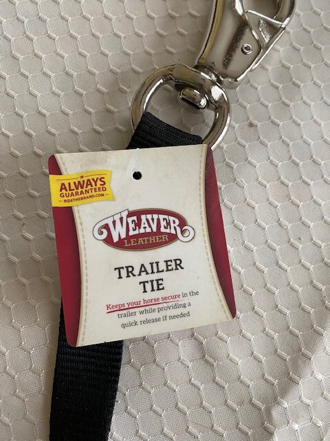 New Weaver Adjustable Trailer Tie, Black, 28"