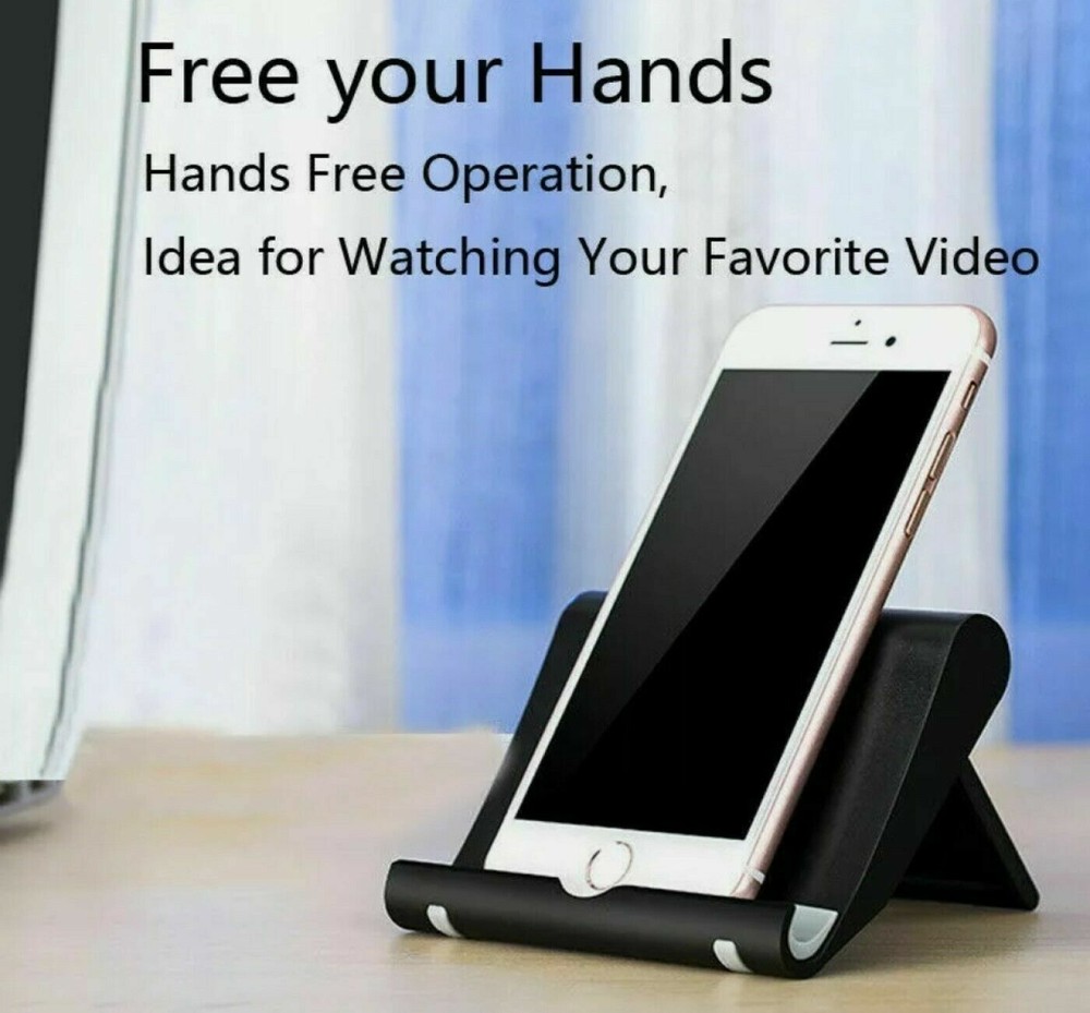 US 2 Pack Universal Cell Phone Stand Holder Foldable Desk Table Mount Adjustable