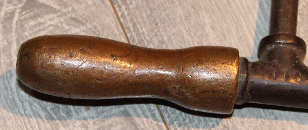 ANTIQUE BRASS HANDLE HACK SAW