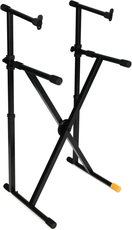 Hercules Stands KS210B EZ-LOK Double Tier X Keyboard Stand