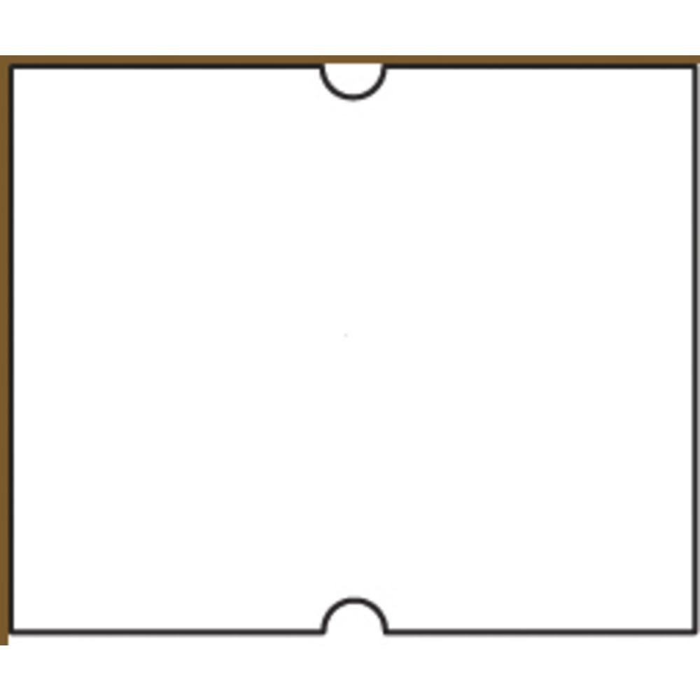 Productive Labels Plain White 2-Line, 8 Character Dating and Coding Gun Labels