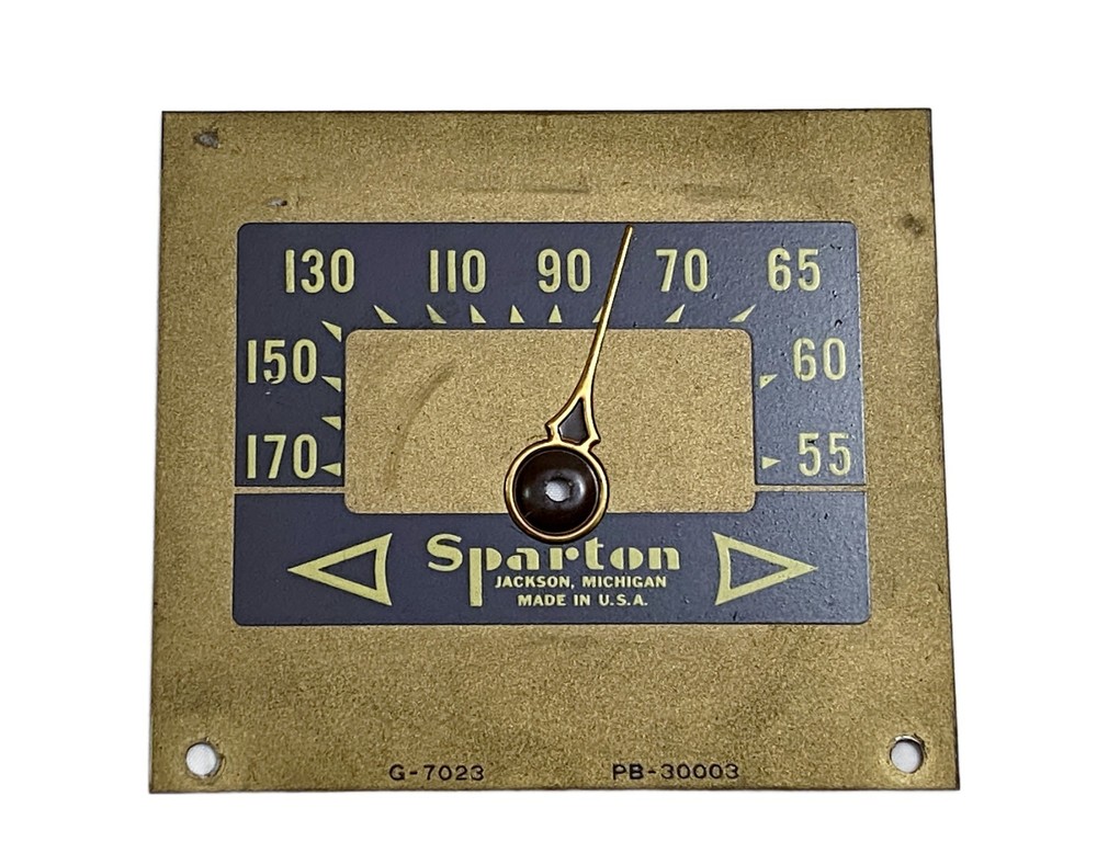 Sparton Model 6-06 Radio Parts – Lucite Handle, Knobs, Dial Face & Pointer +