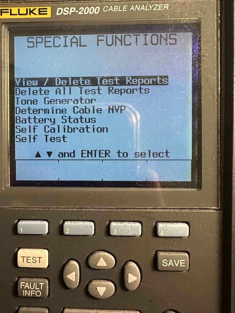 Fluke DSP-2000 Digital LAN Cable Analyzer & DSP-2000SR Smart Remote (read Desc)