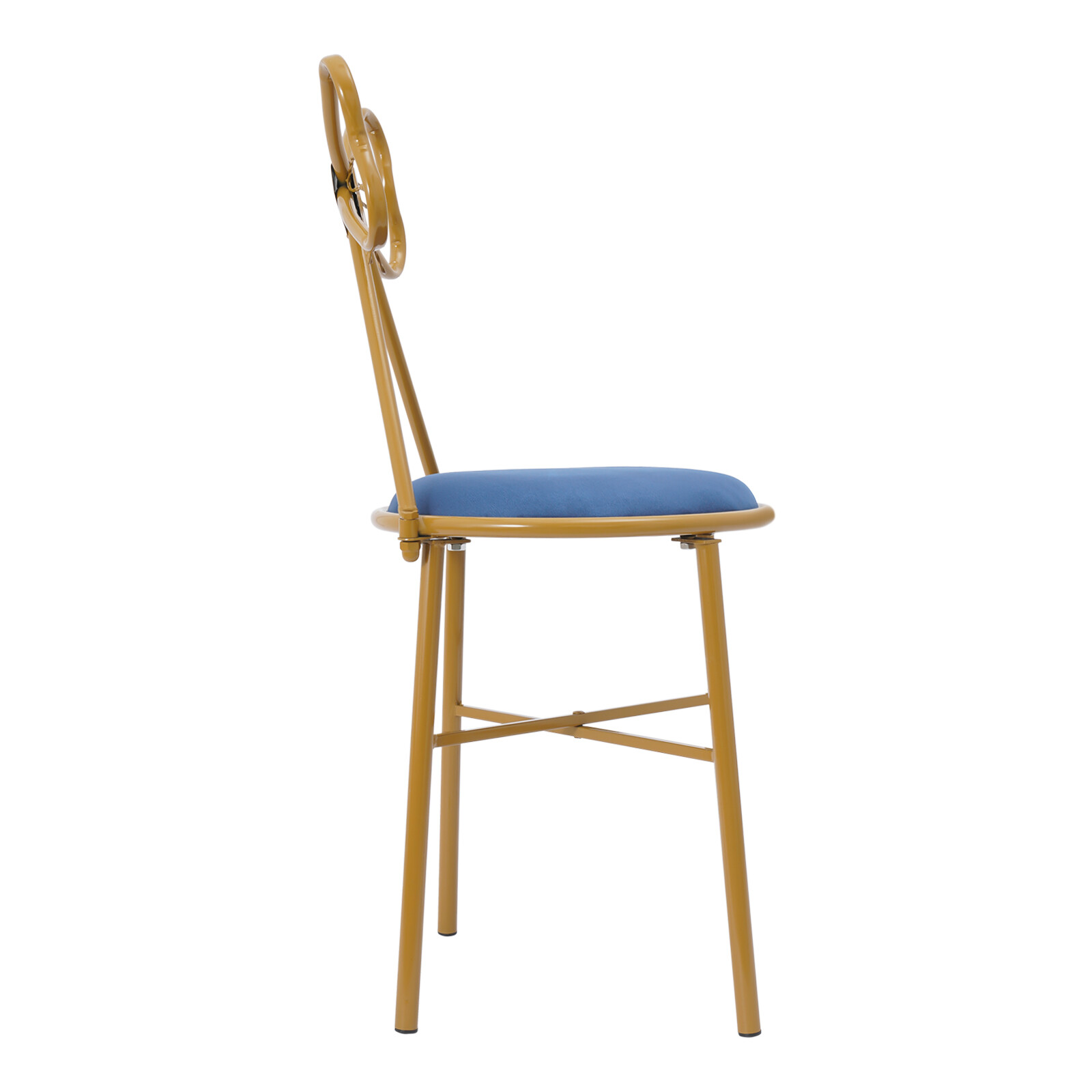 Elegant Butterfly Backrest Chair - Velvet Vanity & Dining Stool