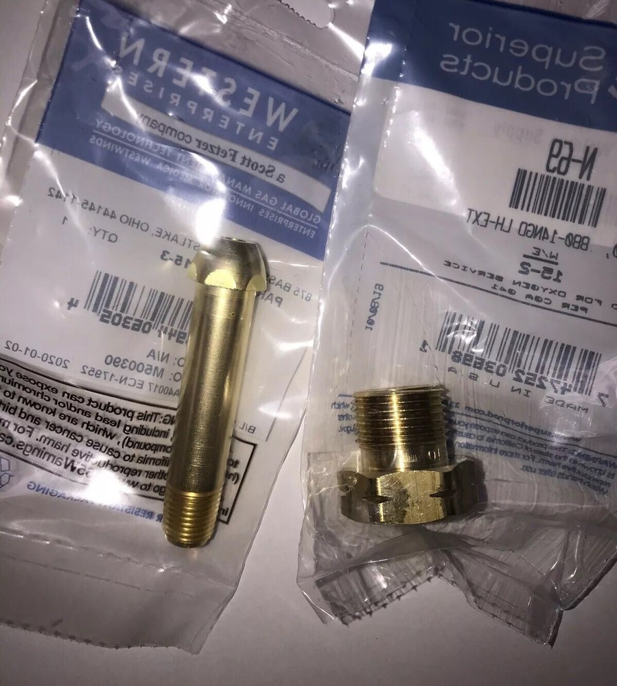 Replacement Nut & Nipple CGA510 Propane & Acetylene