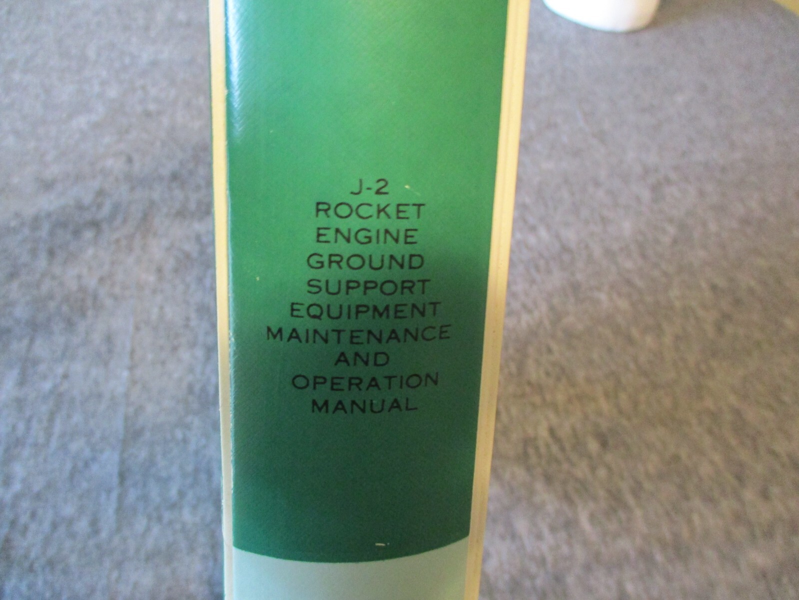 NASA MSFC ROCKETDYNE APOLLO SATURN J-2 ROCKET ENGINE 11"x 11.5" BINDER-NO INSERT