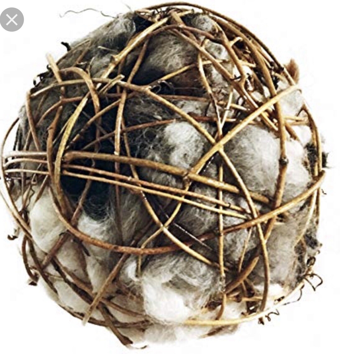 BIRD NESTING 100% ALPACA FIBER Raw ORGANIC Soft Hummingbird Material 3oz