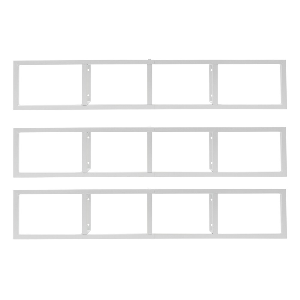 3* CD Wall Mount Racks CD Storage Holder Rack Display CD-DVD Stand White