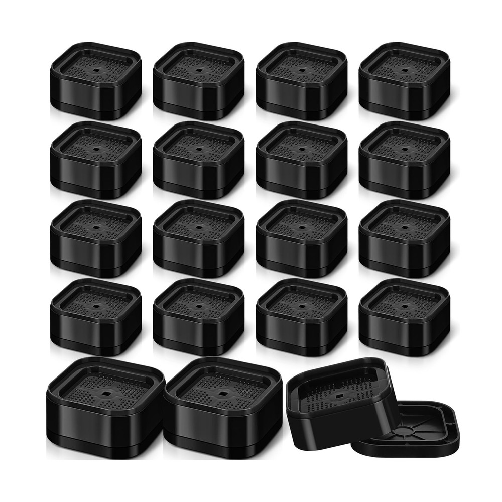 Furniture Risers Adjustable Bed Risers Desk Leg Risers 1.38" Stackable Heavy ...