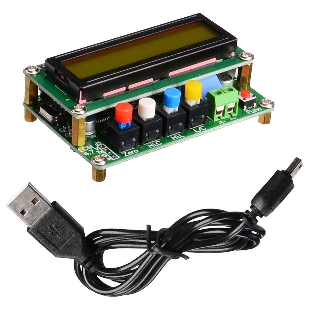 LCD Capacitance Meter Inductance Table Tester LC Meter Frequency Test Clip