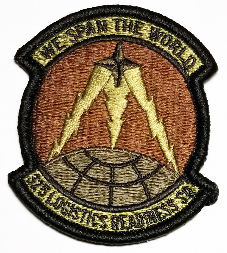 US Air Force 325th Logistics Readiness Squadron Spice Brown Hook Back Patch