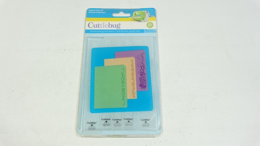 2009 Cuttlebug Embossing Borders Organic Flourish 37-1922