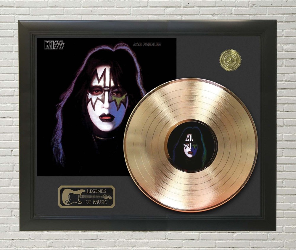 Ace Frehley KISS Gold or Platinum Framed Record Display