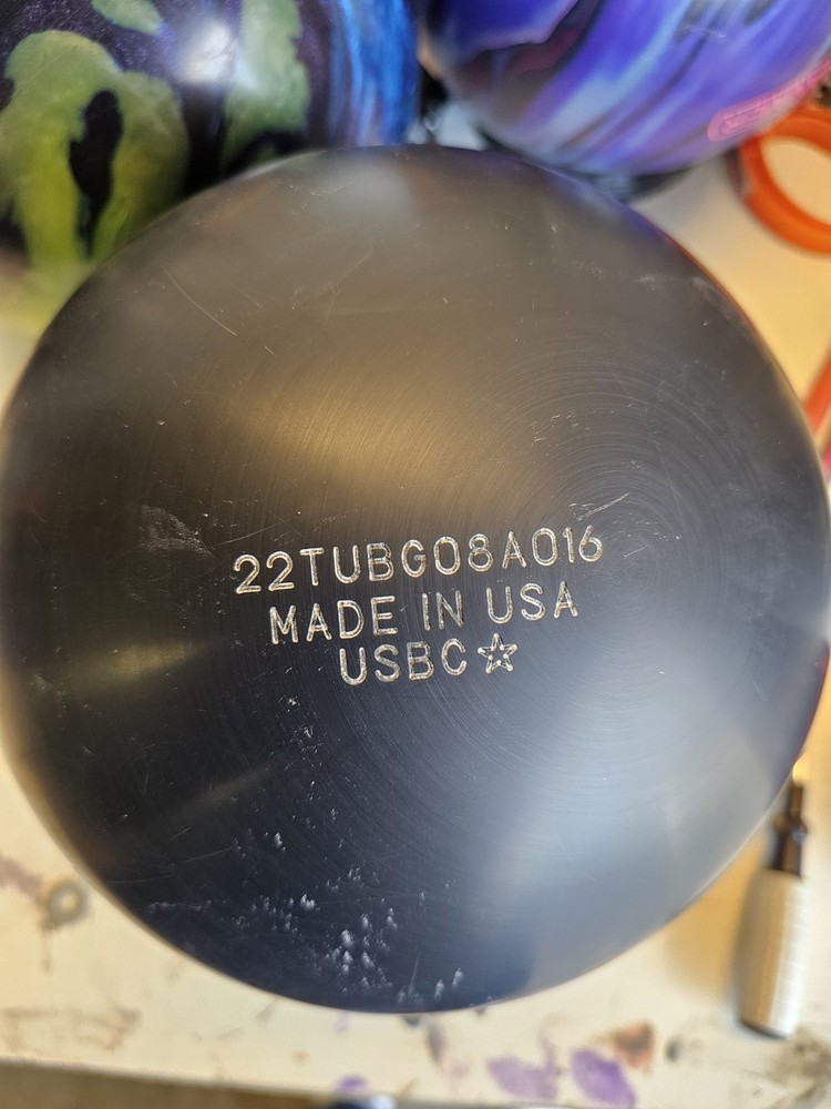 Storm Pitch Black Bowling Ball 15lb Used