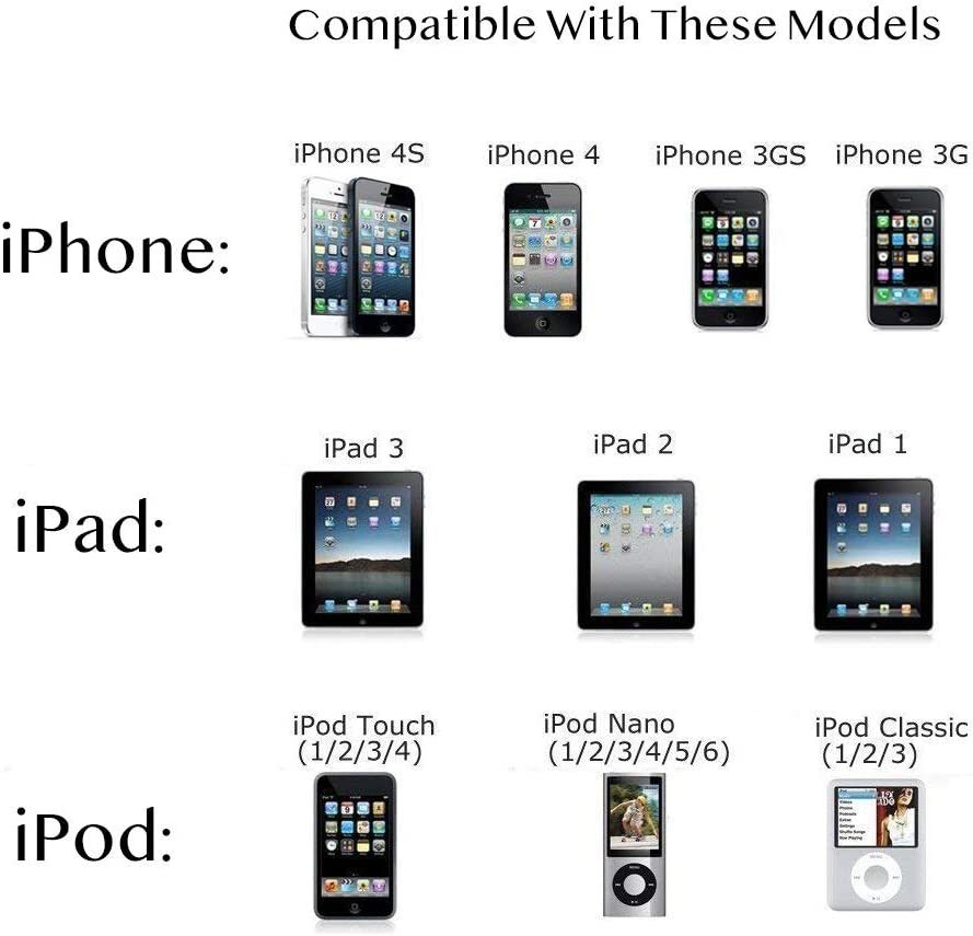 Apple iPad USB Data Cable 3FT Compatible