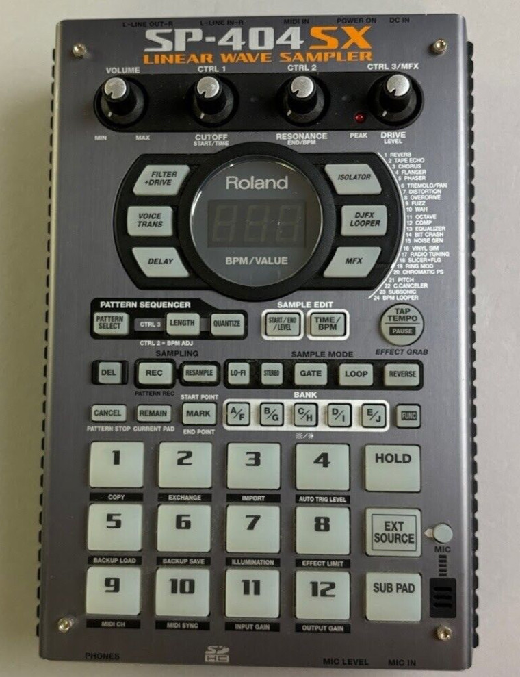 Roland  SP-404SX Portable Linear Wave Sampler