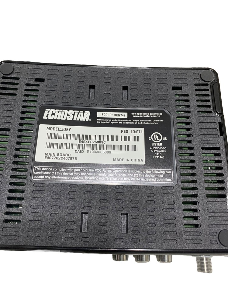 Echostar Joey Dish Black HDMI Dolby Digital Network Wireless Satellite Receiver