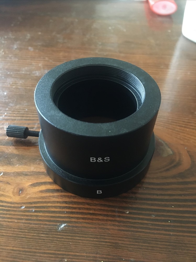 B & S Microscope Camera Mount Adapter M35 Threads x 44mm