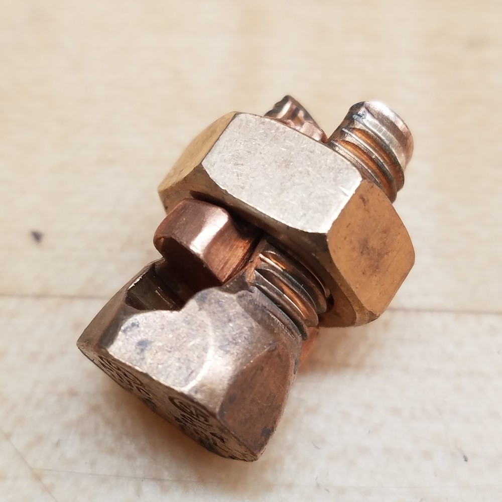 Penn-Union S-4 Copper Split Bolt, 16-4 SOL - NEW