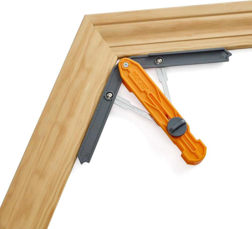 Miterix Compact Angle Finder Tool Gauge, Duplicates & Splits in Half for Precise