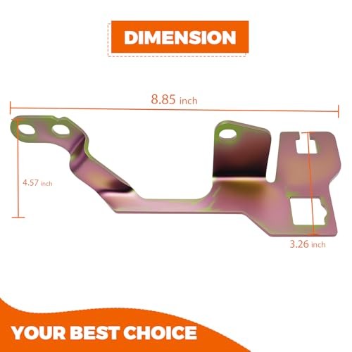 Upgraded Throttle & Kickdown Cable Bracket –Compatible with Edelbrock