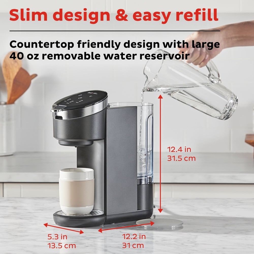 Instant Solo Single Serve Coffee Maker with Wifi Connection and Customizable