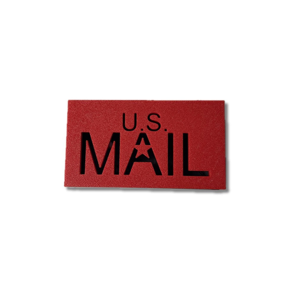 US MAIL Mailbox Flag Kit – Large Red Replacement Flag for Brick & Stone Mailb...
