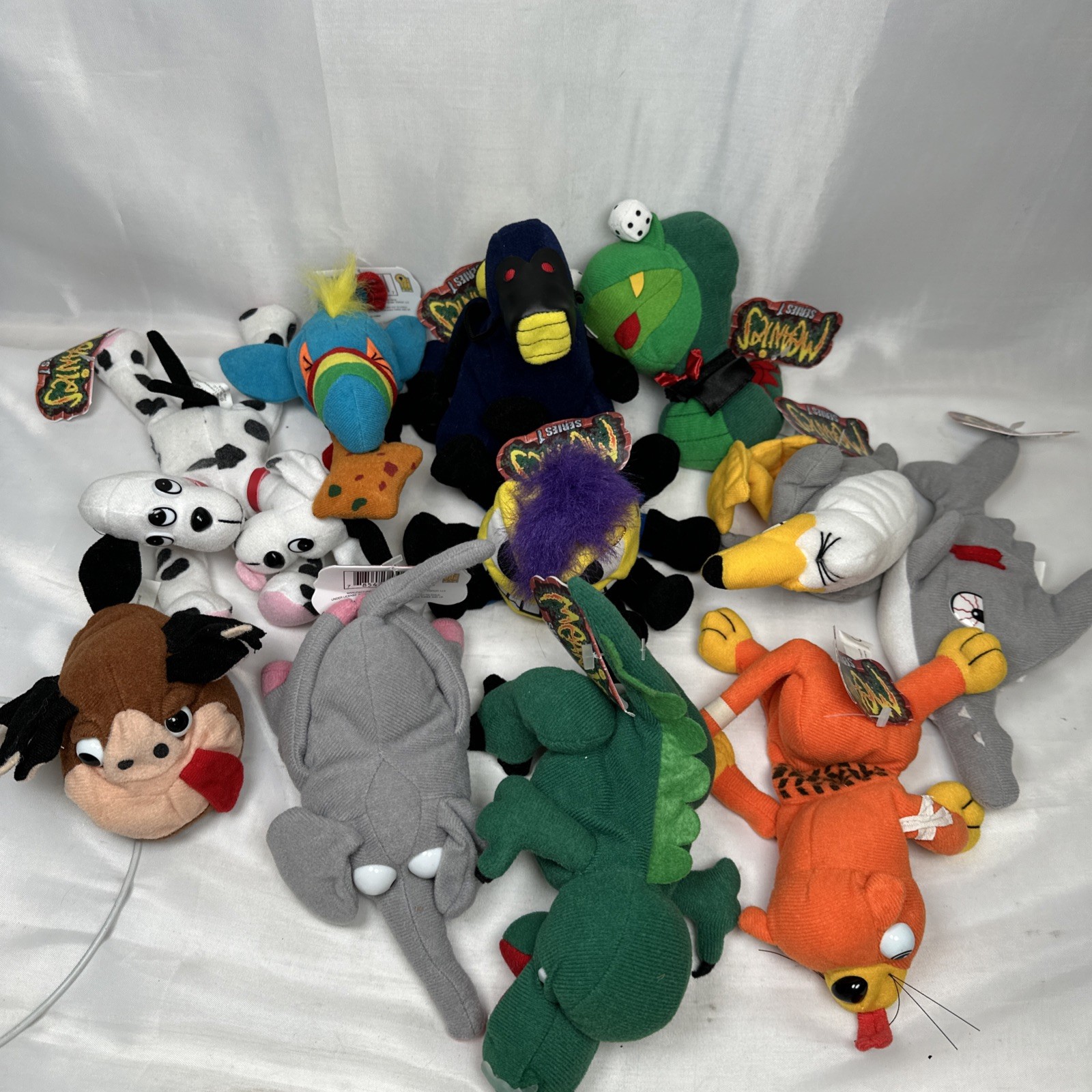 Vintage 1997 “MEANIES BEANIE” Complete SERIES 1