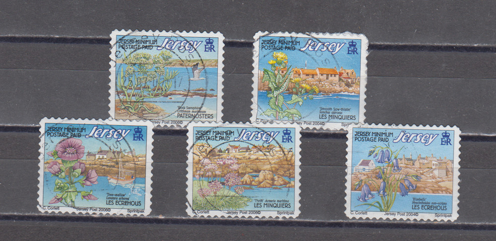 JERSEY ( GB )  :  2003 - USED  - SCOTT # 1092 a/e  CPLT. SET
