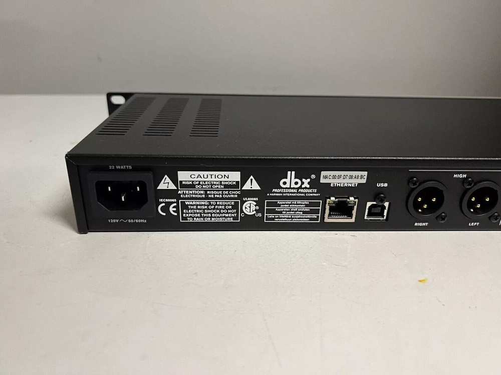 New DBX PA2 DriveRack Complete Loudspeaker Management System Black