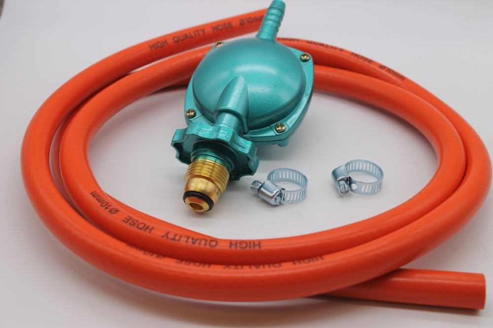 Regulator with 6" Hose BBQ 4 Regular LPG Burner