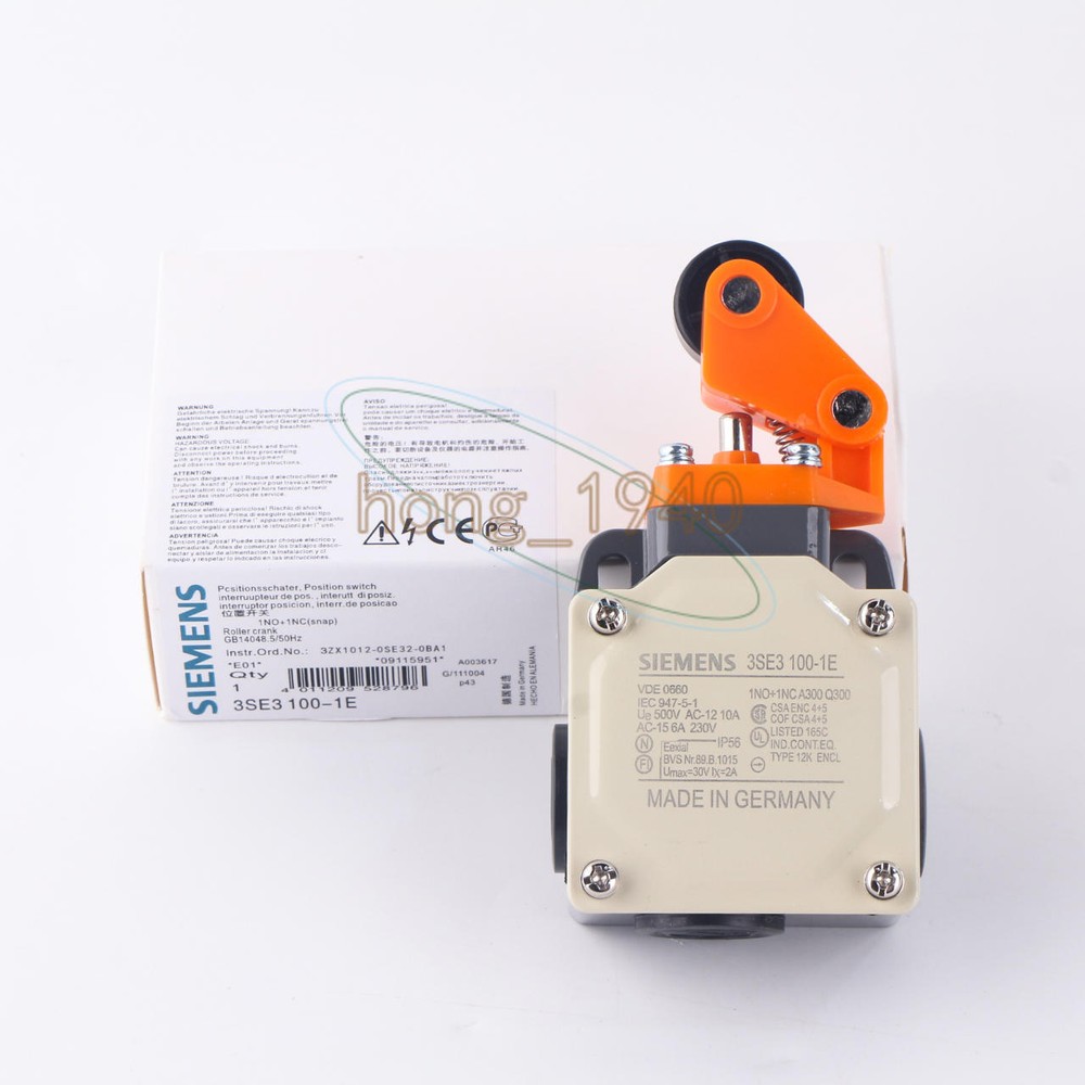 ONE New SIEMENS 3SE3100-1E Limit Switch