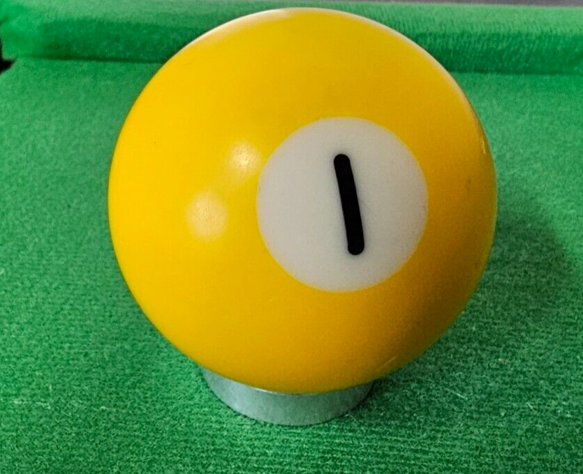 VTG Replacement Billiard Pool Ball 2 1/4" Diameter Standard # 1 Solid Yellow*