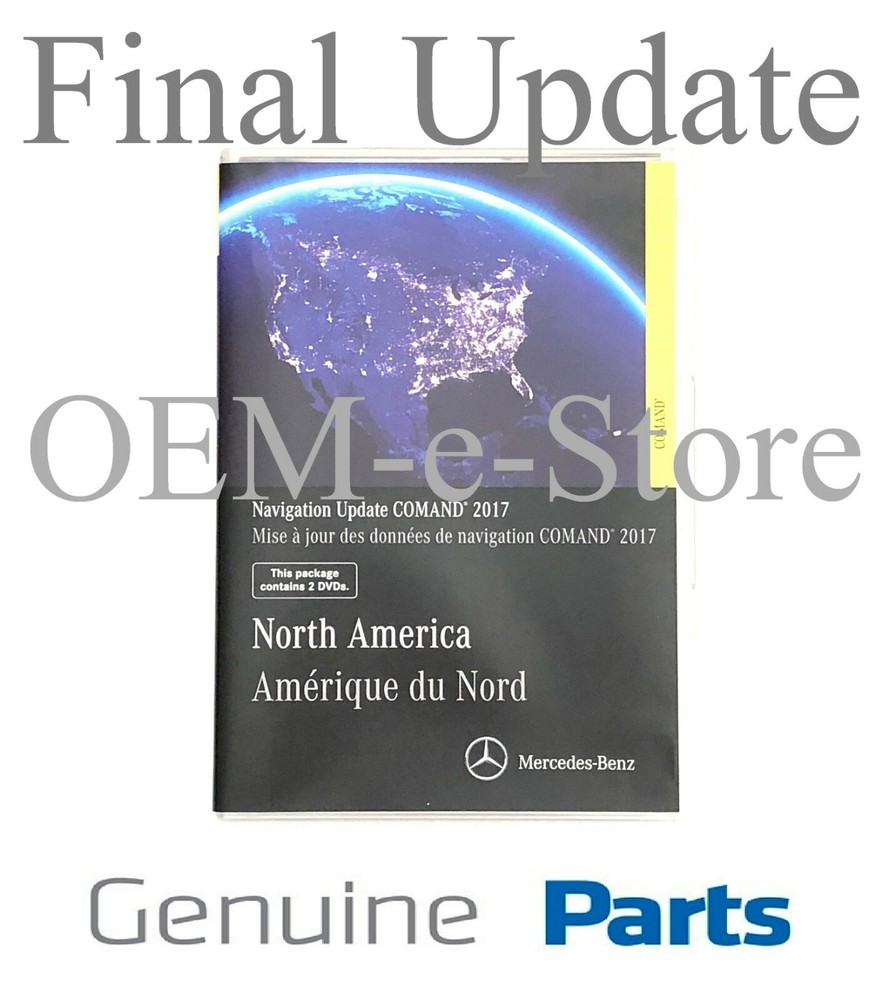 2009-2011 Mercedes ML CLS SL SLK Class Navigation DVD Map Final 2017 Update OEM