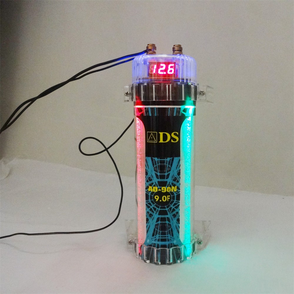 9.0 Farad Digital Capacitor,Car Audio Capacitor-10000W Peak,Protection for Amp