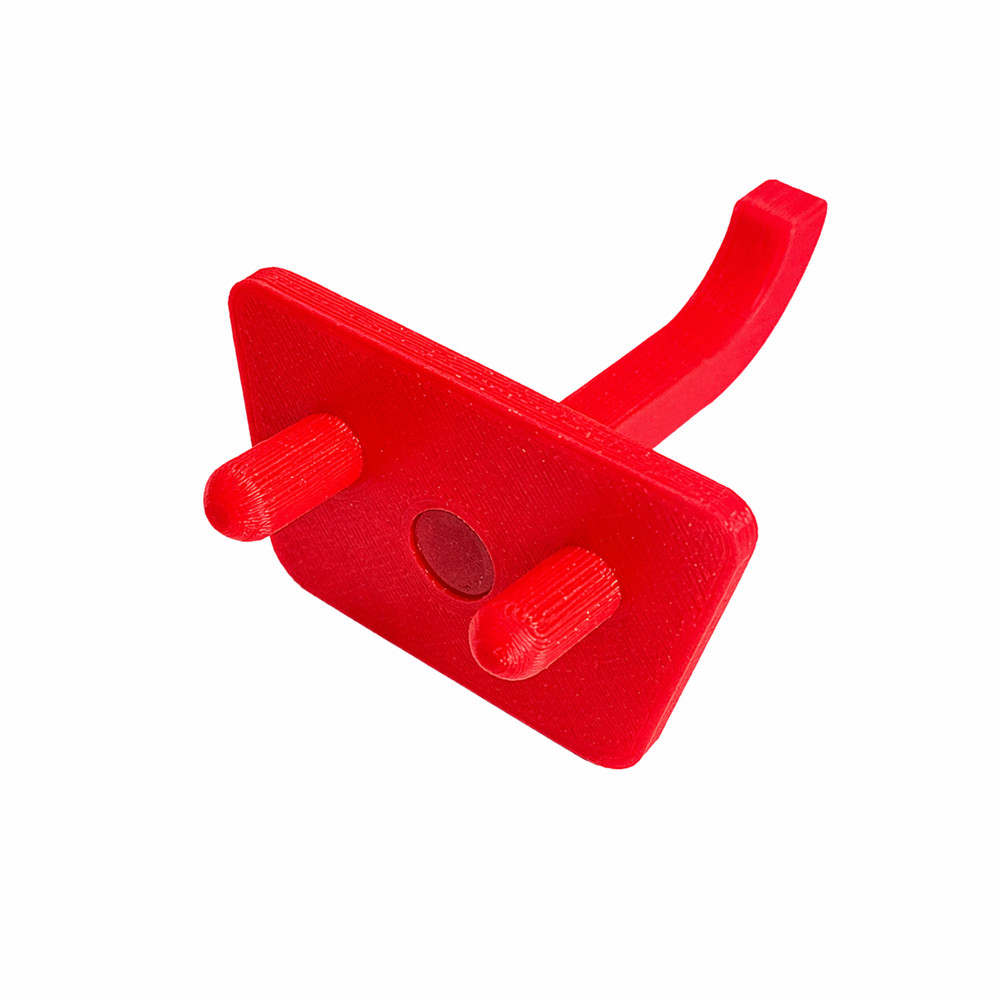 Peg Board Hooks Red Curve LRG Hook x12 NUPEG