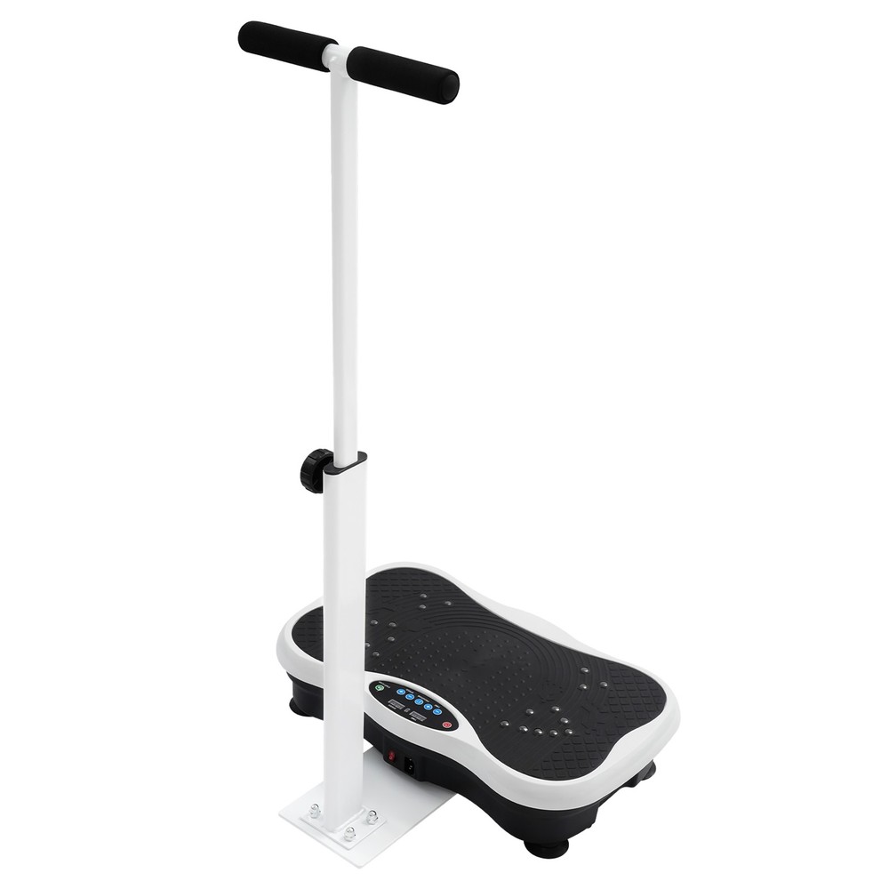 Vibration Plate Exercise Machine 330Lbs Max Loading for Weight Loss w/ Handrail