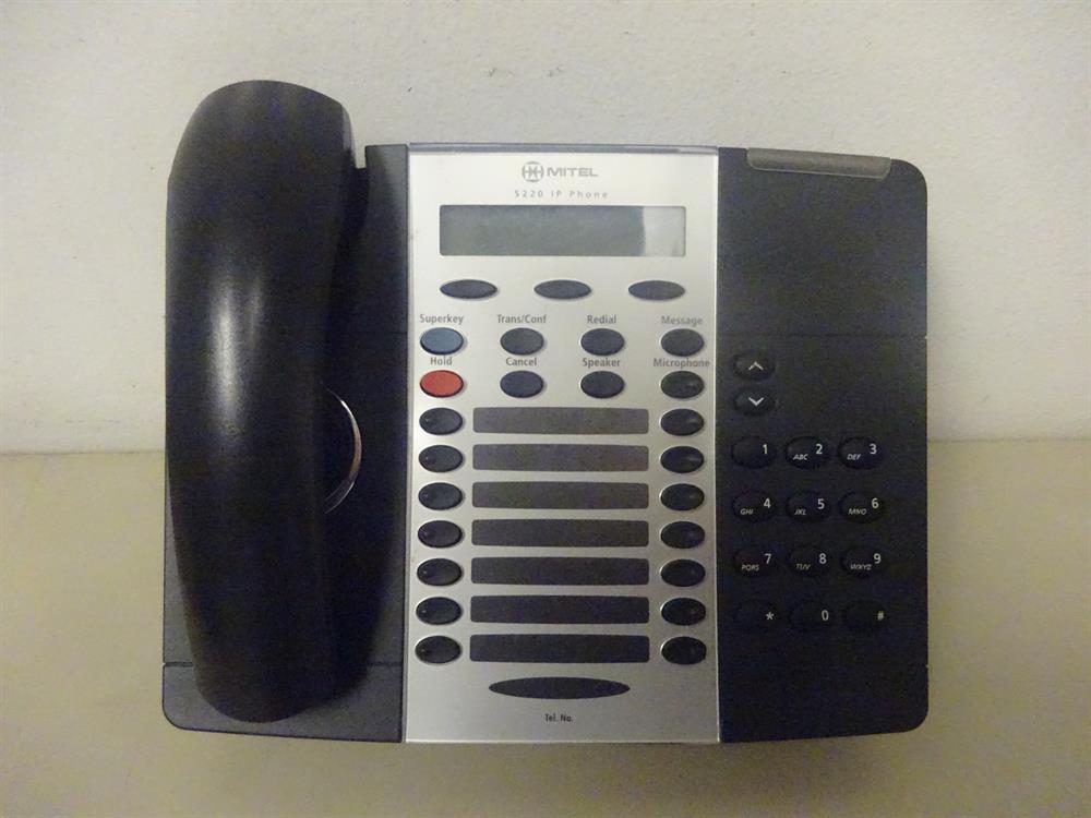 Mitel MiVoice 5220 Single Mode 50002818 VoIP Telephone with 14 Programmable Keys