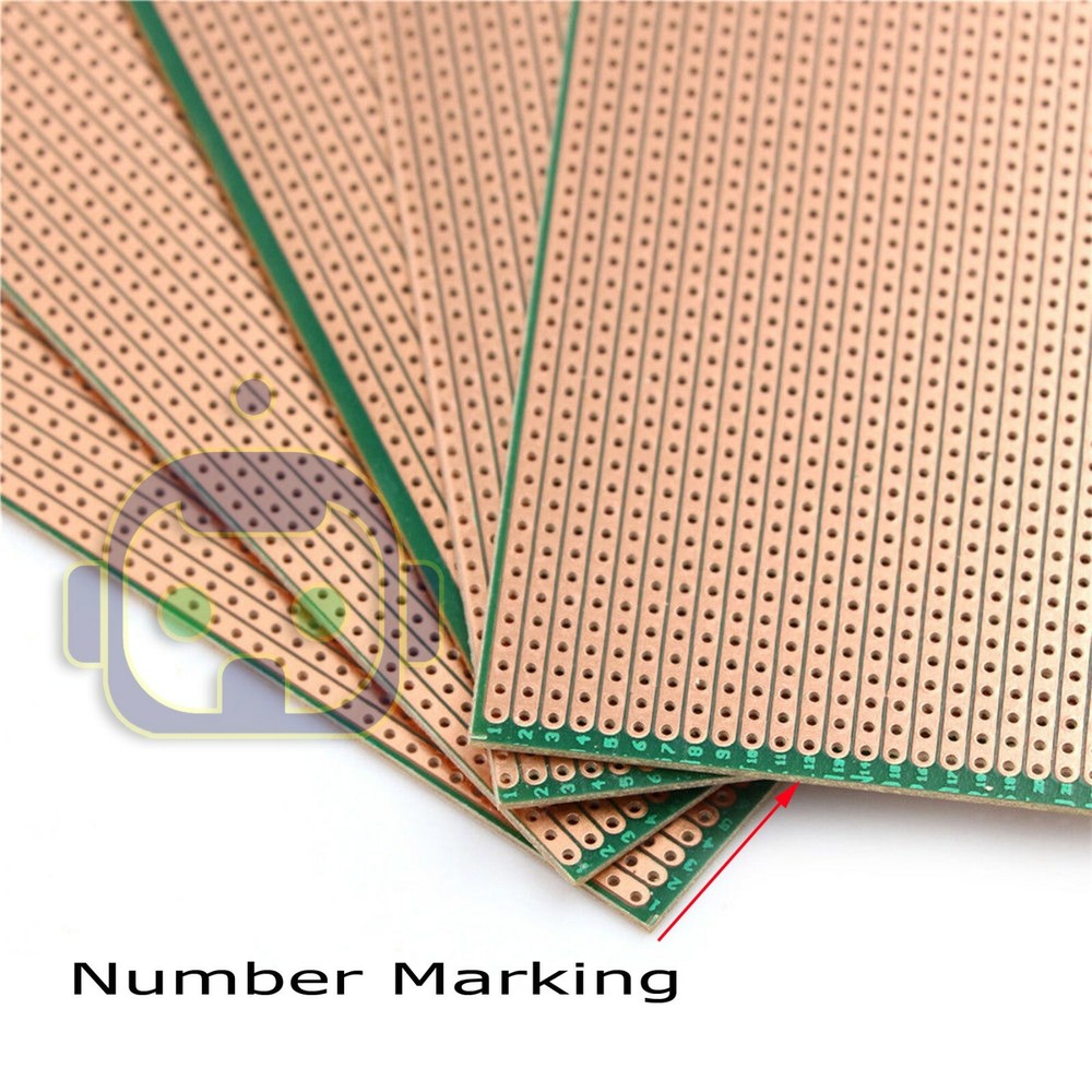3 PC Single Sided PCB Circuit Proto Perf Board FR 6.5x14.5cm