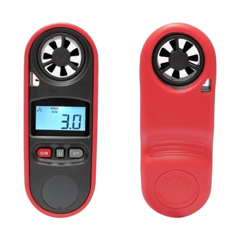 Portable Handheld Anemometer Accurate Wind Speed & Temperature Measurement Tool