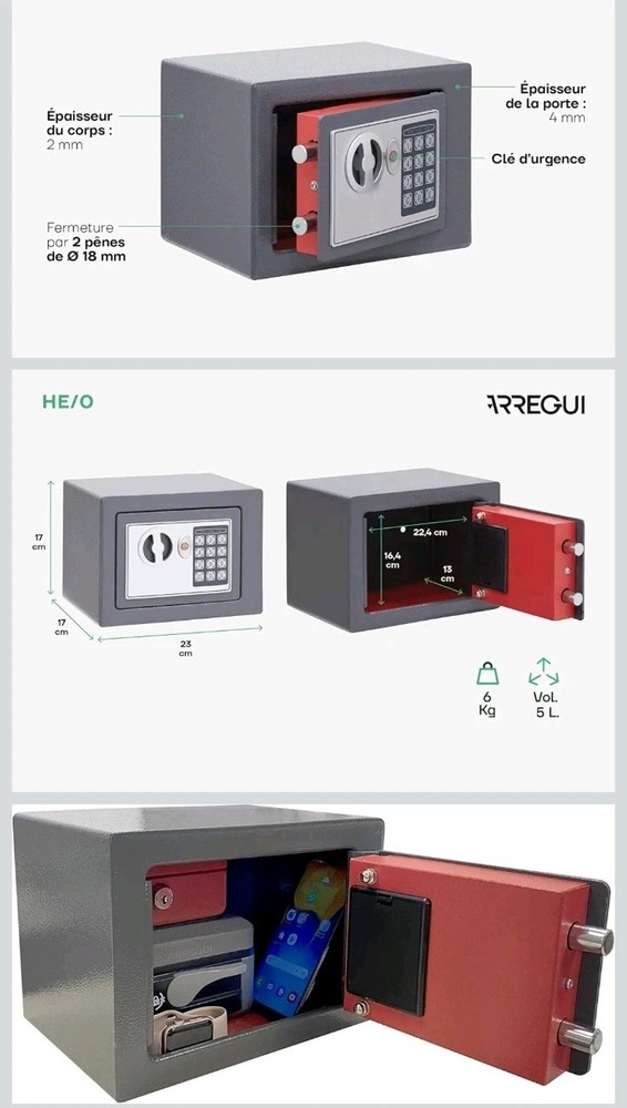 Arregui Domus HE/O Safe