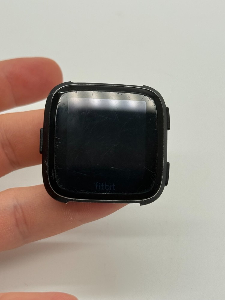 Fitbit Versa FB504 Smartwatch - Black - Large