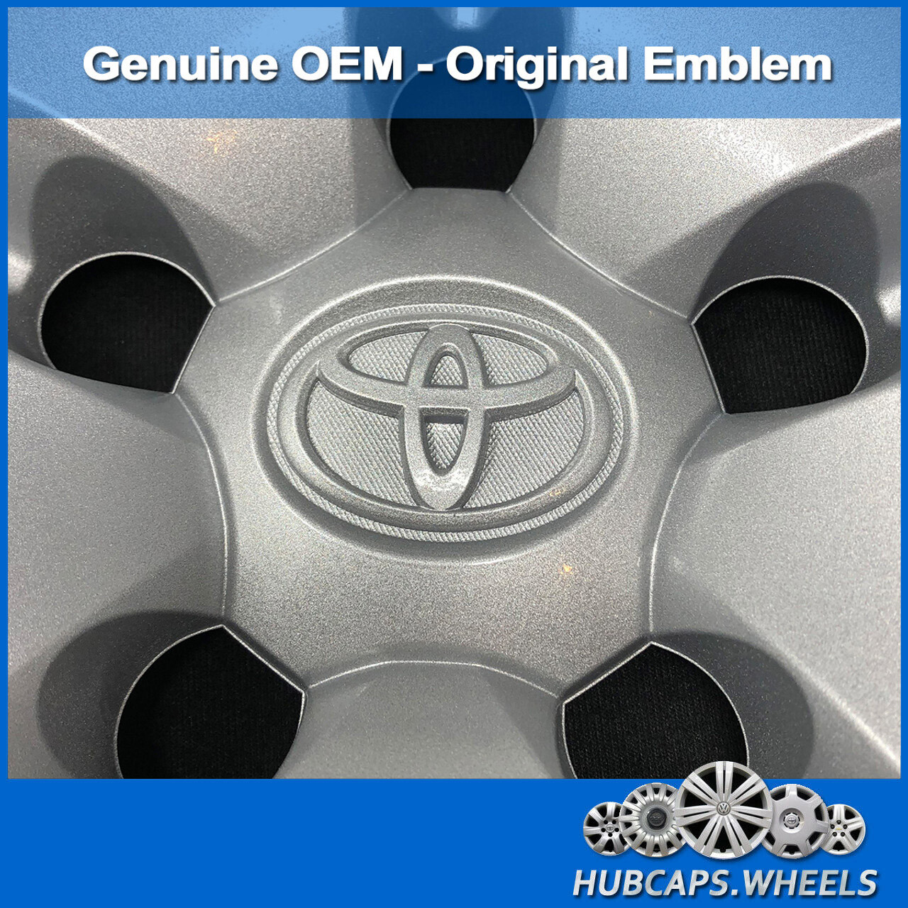 Hubcap for Toyota Rav 4 2013-2015 - Genuine OEM Factory 17-in Wheel Cover 61170